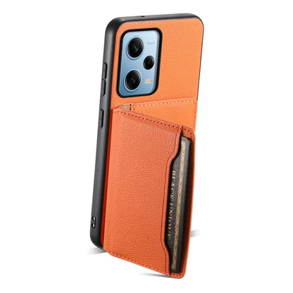 For Xiaomi Redmi Note 12 Pro 5G / 12 Pro Speed 5G / Poco X5 Pro 5G Case TPU+PC+PU Kickstand Phone Cover with Card
