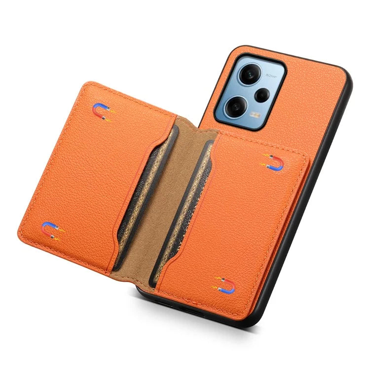 For Xiaomi Redmi Note 12 Pro 5G / 12 Pro Speed 5G / Poco X5 Pro 5G Case TPU+PC+PU Kickstand Phone Cover with Card