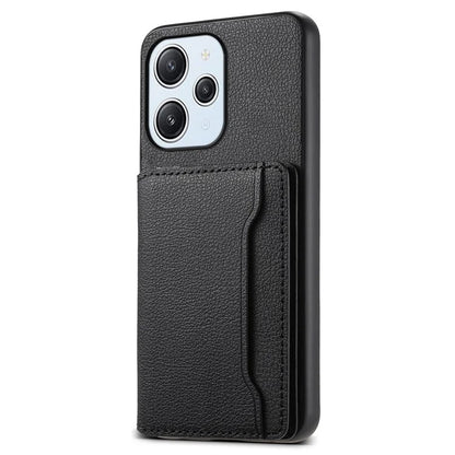 For Xiaomi Redmi Note 12R 5G / Redmi 12 5G (Global) / Redmi 12 4G Case Calf Texture Card Slots Shell