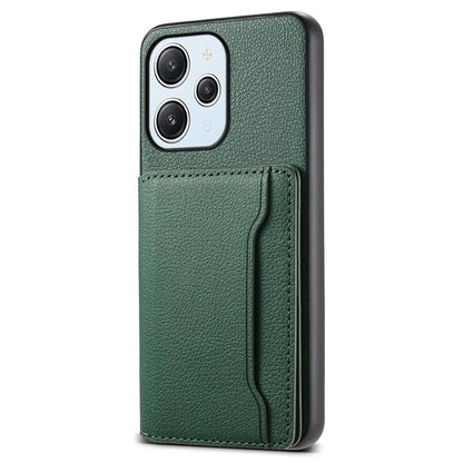 For Xiaomi Redmi Note 12R 5G / Redmi 12 5G (Global) / Redmi 12 4G Case Calf Texture Card Slots Shell