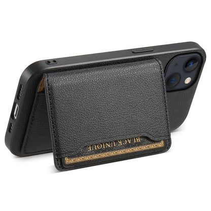For iPhone 13 Case Card Holder Slots Kickstand PU Leather Phone Back Cover