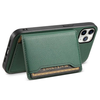 For iPhone 11 Pro Max Kickstand Case Anti-Scratch Calf Texture Cell Phone Cover