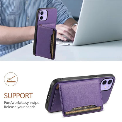 For iPhone 12 6.1 inch / 12 Pro 6.1 inch Case Anti-Scratch Calf Texture Phone Back Protector