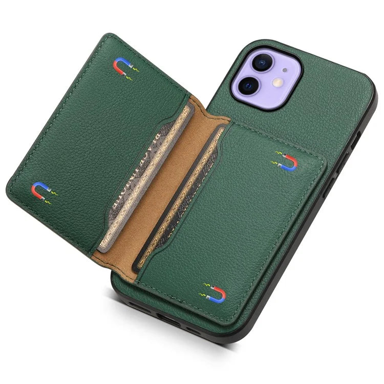 For iPhone 12 6.1 inch / 12 Pro 6.1 inch Case Anti-Scratch Calf Texture Phone Back Protector