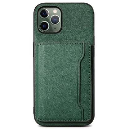 For iPhone 11 Pro Case Calf Texture PU Leather Card Slots Phone Cover