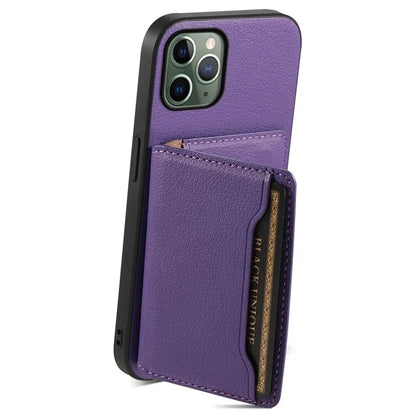 For iPhone 11 Pro Case Calf Texture PU Leather Card Slots Phone Cover