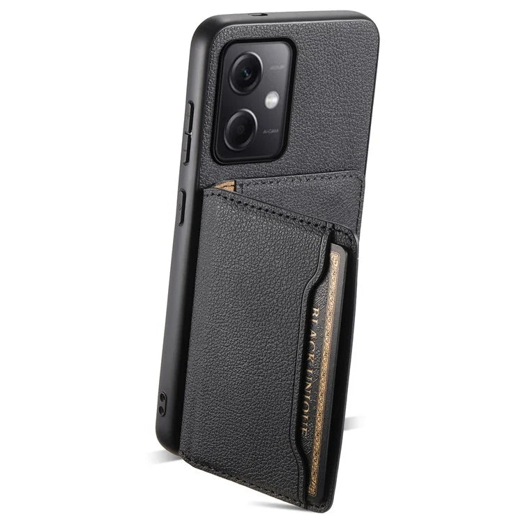 For Xiaomi Redmi Note 12 5G (China) / (India) / (Global) / Poco X5 5G Case Card Slots Kickstand Phone Cover