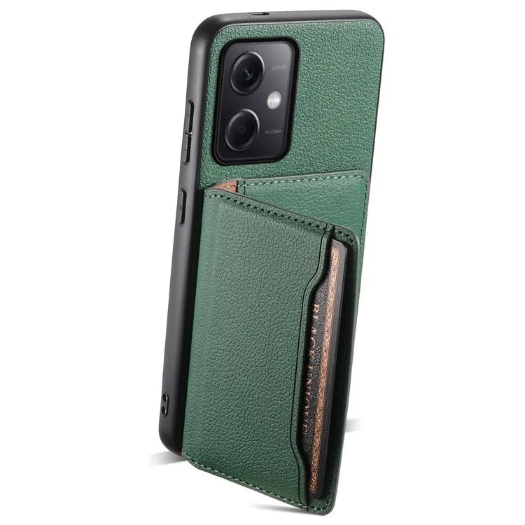 For Xiaomi Redmi Note 12 5G (China) / (India) / (Global) / Poco X5 5G Case Card Slots Kickstand Phone Cover