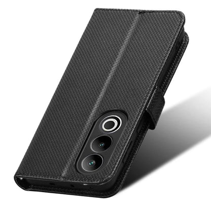 For OnePlus Ace 3V 5G Case Diamond Texture Folio Stand Phone Cover with Wrist Strap