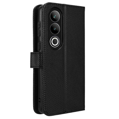 For OnePlus Ace 3V 5G Case Diamond Texture Folio Stand Phone Cover with Wrist Strap