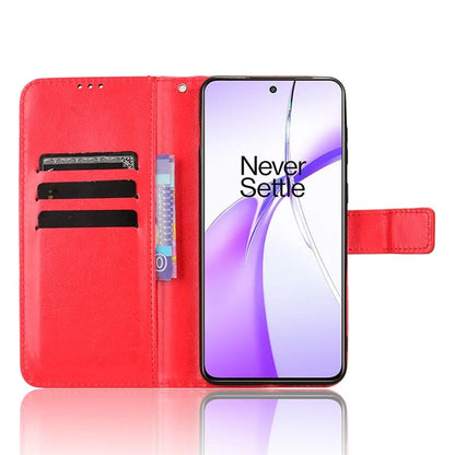 For OnePlus Ace 3V 5G Case Crazy Horse Texture Leather Folio Phone Cover