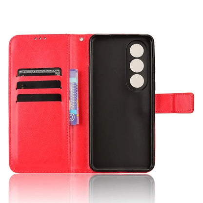 For OnePlus Ace 3V 5G Case Crazy Horse Texture Leather Folio Phone Cover