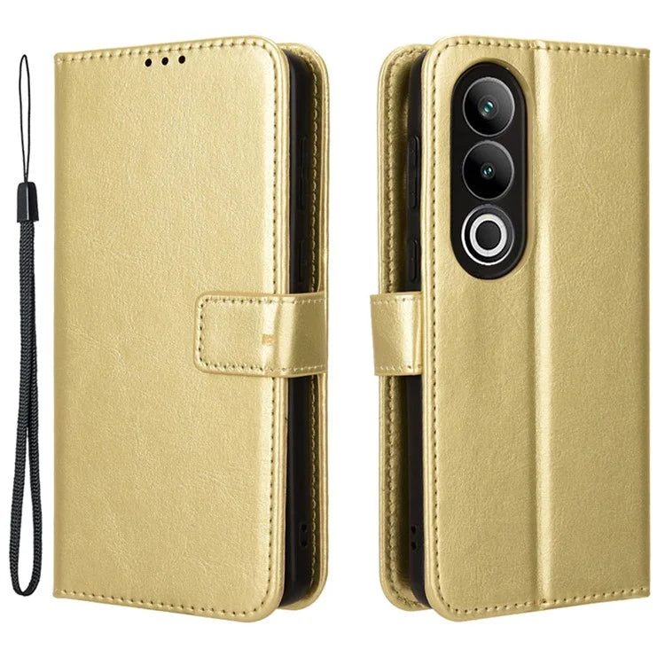 For OnePlus Ace 3V 5G Case Crazy Horse Texture Leather Folio Phone Cover