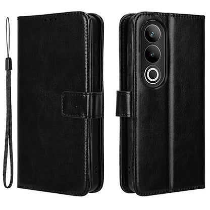 For OnePlus Ace 3V 5G Case Crazy Horse Texture Leather Folio Phone Cover