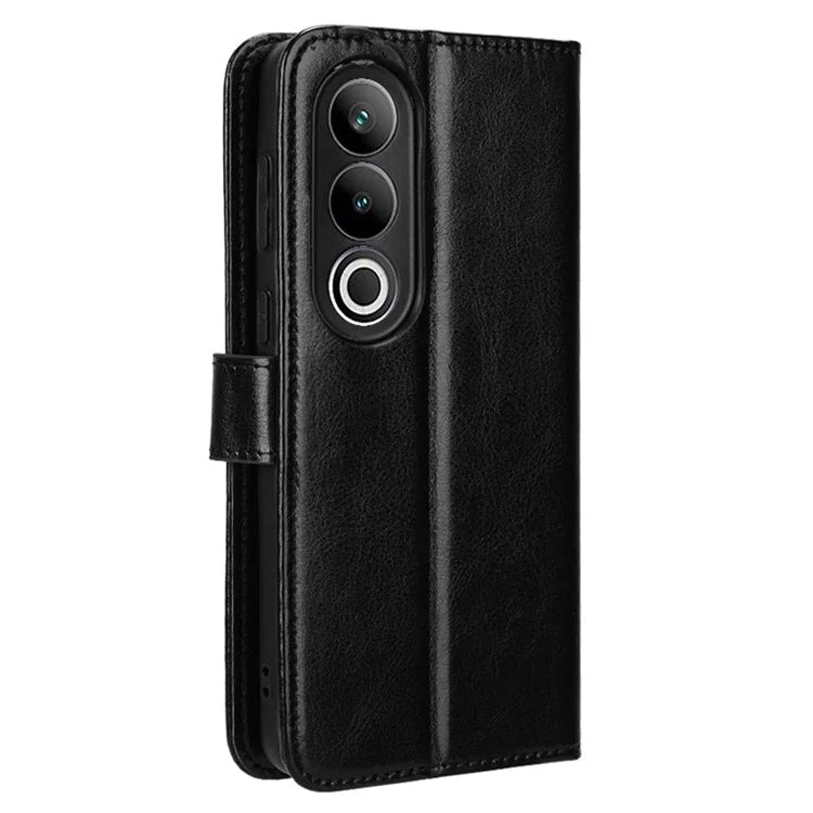 For OnePlus Ace 3V 5G Case Crazy Horse Texture Leather Folio Phone Cover