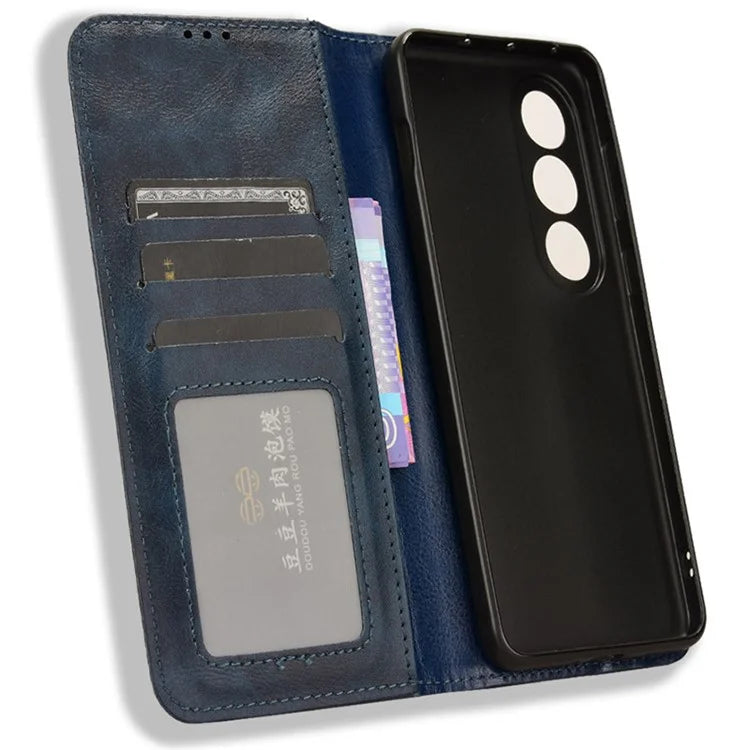 For OnePlus Ace 3V 5G Wallet Case Retro Leather Magnetic Closing Phone Cover