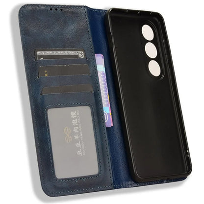 For OnePlus Ace 3V 5G Wallet Case Retro Leather Magnetic Closing Phone Cover