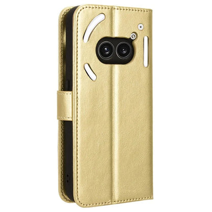 For Nothing Phone (2a) Wallet Case Crazy Horse Texture Folio Stand Phone Cover