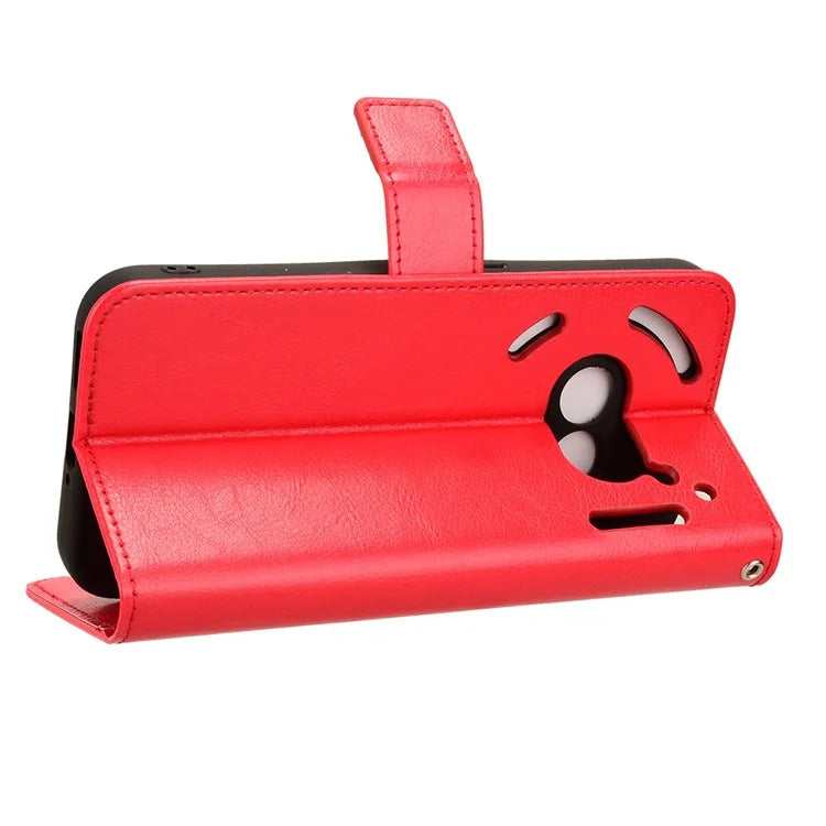 For Nothing Phone (2a) Wallet Case Crazy Horse Texture Folio Stand Phone Cover