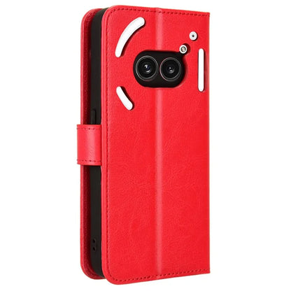 For Nothing Phone (2a) Wallet Case Crazy Horse Texture Folio Stand Phone Cover