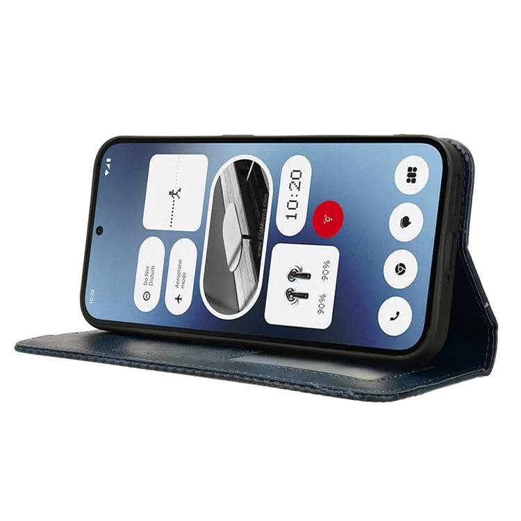 For Nothing Phone (2a) Case Wallet PU Leather Phone Cover Magnetic Closing