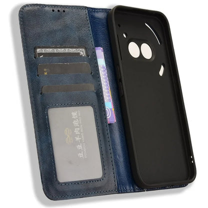 For Nothing Phone (2a) Case Wallet PU Leather Phone Cover Magnetic Closing