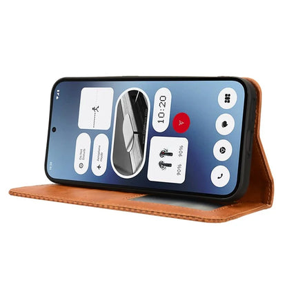 For Nothing Phone (2a) Case Wallet PU Leather Phone Cover Magnetic Closing