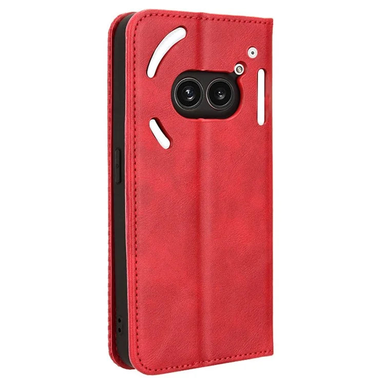 For Nothing Phone (2a) Case Wallet PU Leather Phone Cover Magnetic Closing