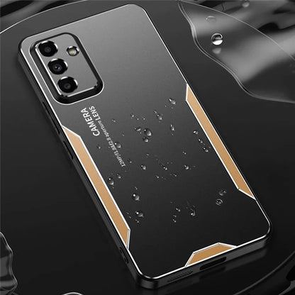 For Samsung Galaxy A55 5G Case Aluminum Alloy+TPU+PC Protective Phone Cover