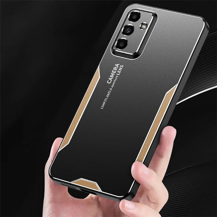 For Samsung Galaxy A55 5G Case Aluminum Alloy+TPU+PC Protective Phone Cover