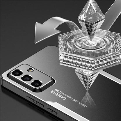 For Samsung Galaxy A55 5G Case Aluminum Alloy+TPU+PC Protective Phone Cover