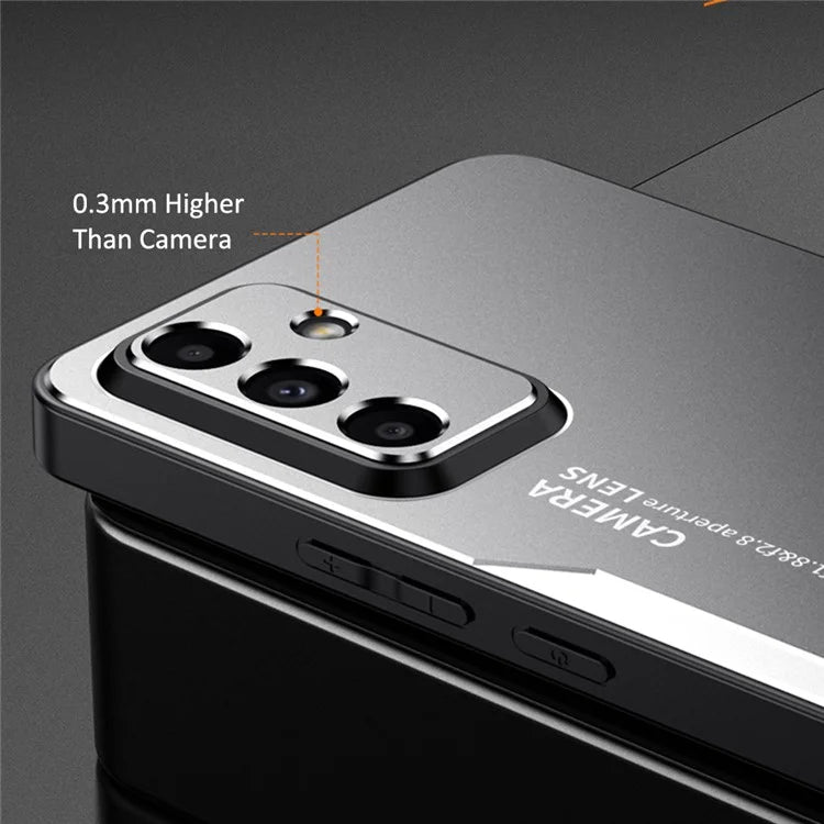 For Samsung Galaxy A55 5G Case Aluminum Alloy+TPU+PC Protective Phone Cover