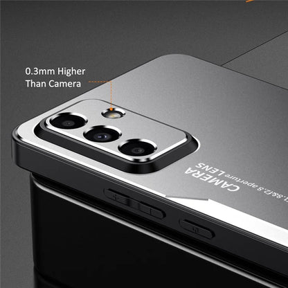 For Samsung Galaxy A55 5G Case Aluminum Alloy+TPU+PC Protective Phone Cover