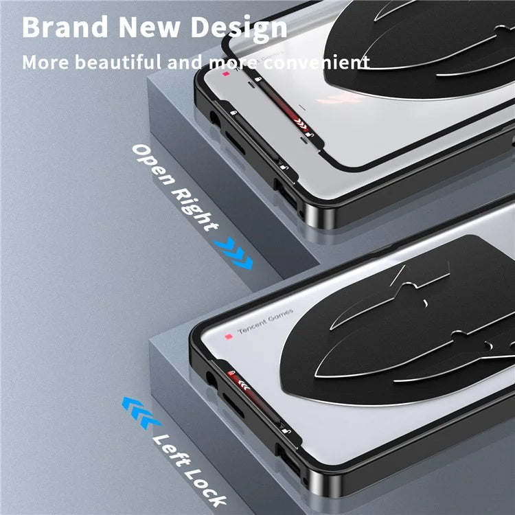 For Asus ROG Phone 8 5G / Phone 8 Pro 5G Case Graphene Heat Dissipation Phone Shell with Metal Lens Cover