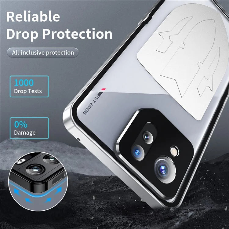 For Asus ROG Phone 8 5G / Phone 8 Pro 5G Case Graphene Heat Dissipation Phone Shell with Metal Lens Cover