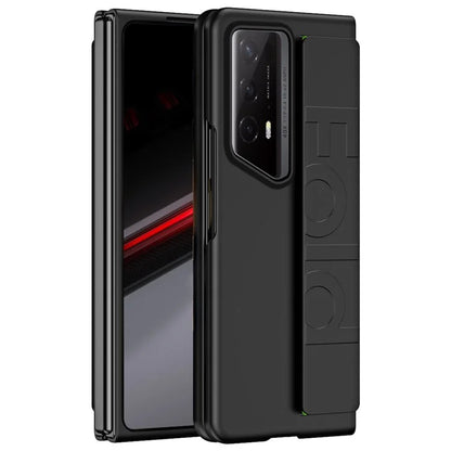 For Honor Magic V2 RSR Porsche Design Case Wristband Rubberized Hard PC Phone Cover