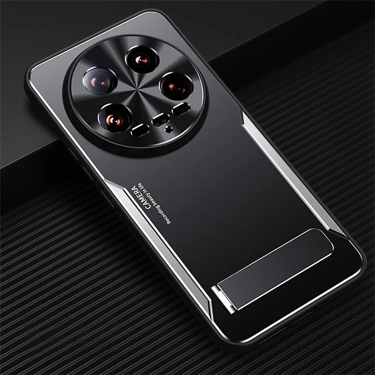 For Xiaomi 14 Ultra Case Kickstand Aluminum Alloy + TPU Hybrid Phone Cover Protector