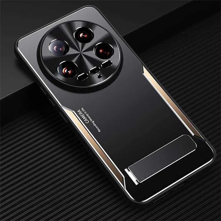 For Xiaomi 14 Ultra Case Kickstand Aluminum Alloy + TPU Hybrid Phone Cover Protector
