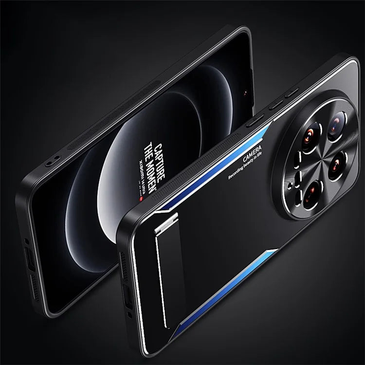 For Xiaomi 14 Ultra Case Aluminium Alloy+TPU Drop-proof Protective Phone Cover