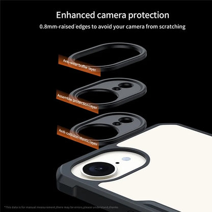 XUNDD For iPhone SE (2024) Phone Case TPU Frame Acrylic Back Cover