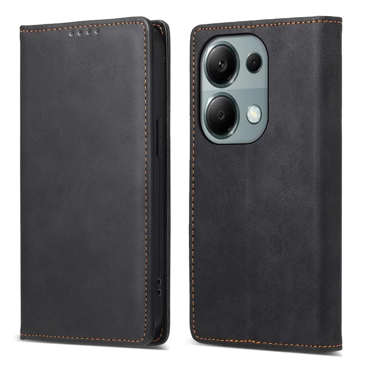 DF-05 For Xiaomi Redmi Note 13 Pro 4G / Poco M6 Pro 4G Case Anti-Drop Leather+TPU Phone Cover