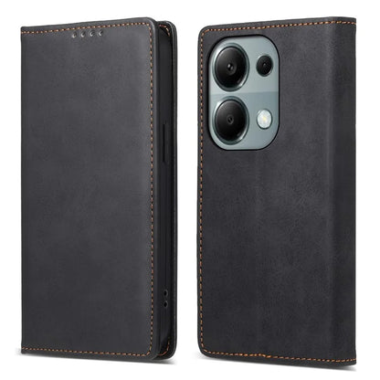 DF-05 For Xiaomi Redmi Note 13 Pro 4G / Poco M6 Pro 4G Case Anti-Drop Leather+TPU Phone Cover