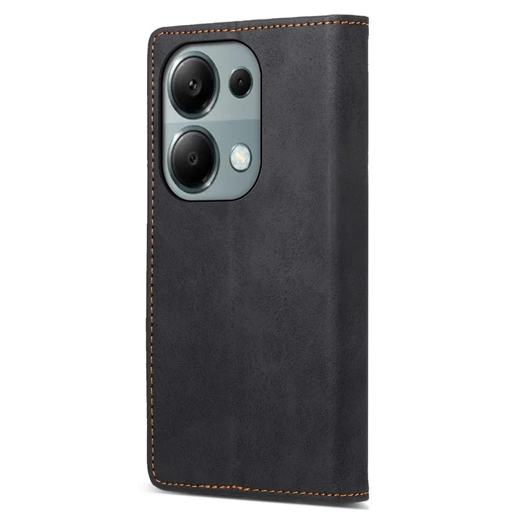 DF-05 For Xiaomi Redmi Note 13 Pro 4G / Poco M6 Pro 4G Case Anti-Drop Leather+TPU Phone Cover