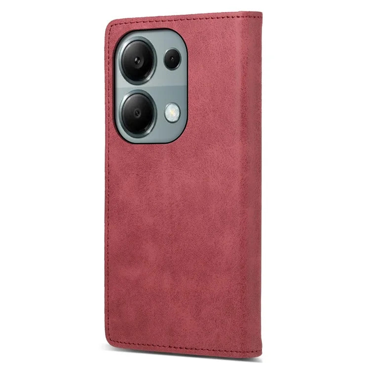 DF-05 For Xiaomi Redmi Note 13 Pro 4G / Poco M6 Pro 4G Case Anti-Drop Leather+TPU Phone Cover