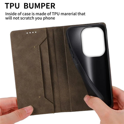 DF-05 For Xiaomi Redmi Note 13 Pro 4G / Poco M6 Pro 4G Case Anti-Drop Leather+TPU Phone Cover