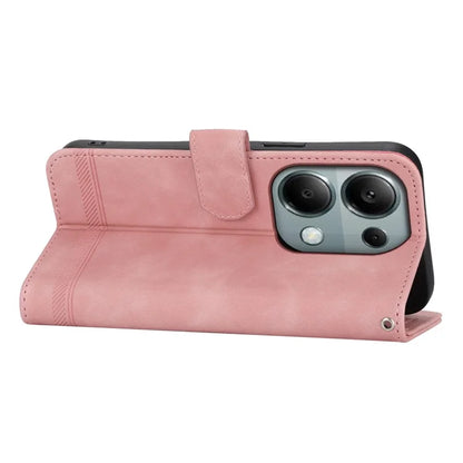 DIERFENG DF-03 For Xiaomi Redmi Note 13 Pro 4G / Poco M6 Pro 4G Wallet Case Leather Stand Phone Cover