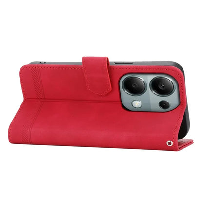 DIERFENG DF-03 For Xiaomi Redmi Note 13 Pro 4G / Poco M6 Pro 4G Wallet Case Leather Stand Phone Cover
