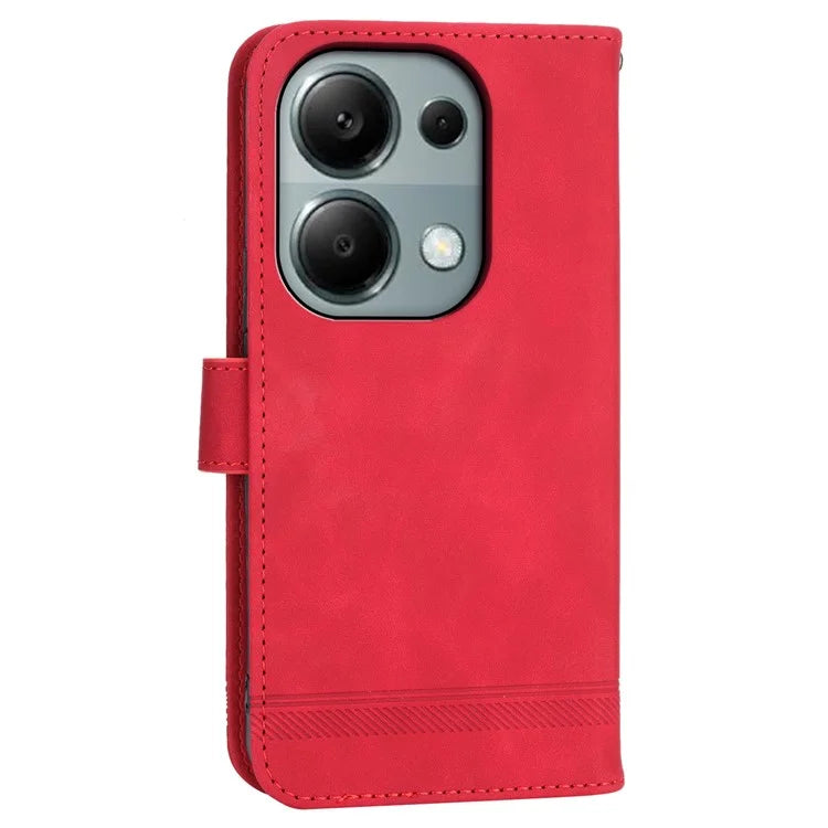 DIERFENG DF-03 For Xiaomi Redmi Note 13 Pro 4G / Poco M6 Pro 4G Wallet Case Leather Stand Phone Cover