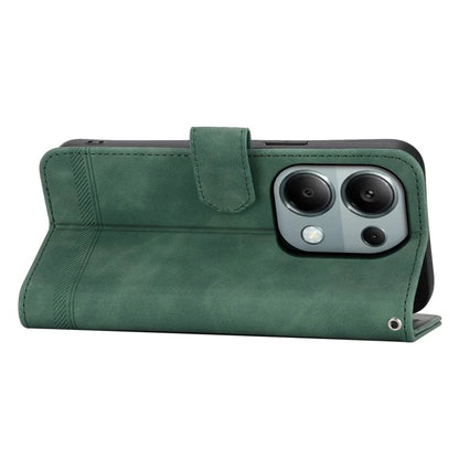 DIERFENG DF-03 For Xiaomi Redmi Note 13 Pro 4G / Poco M6 Pro 4G Wallet Case Leather Stand Phone Cover
