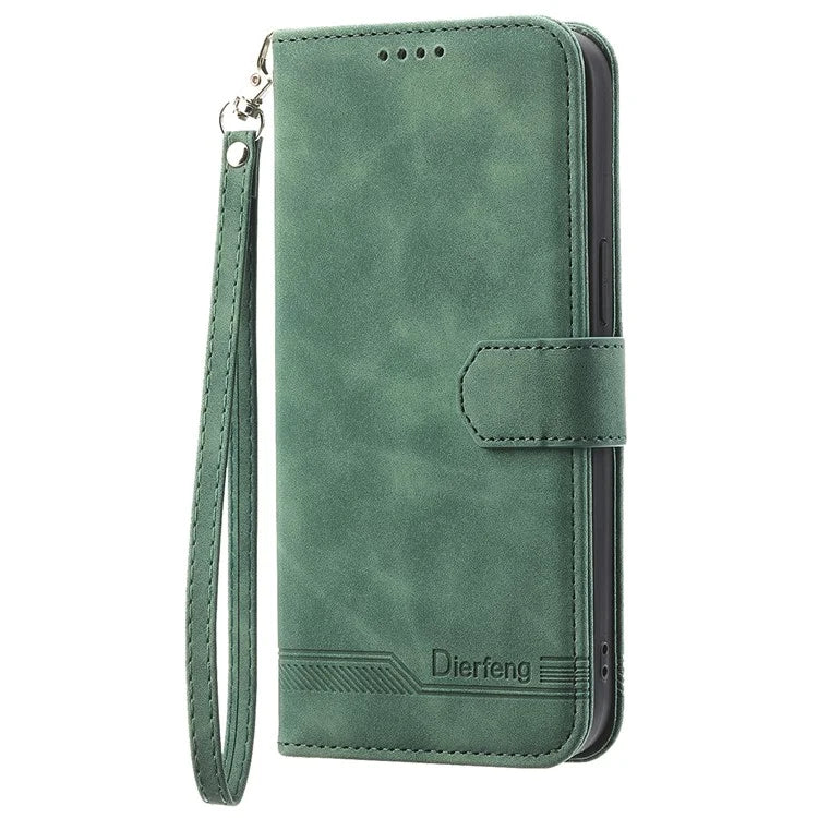 DIERFENG DF-03 For Xiaomi Redmi Note 13 Pro 4G / Poco M6 Pro 4G Wallet Case Leather Stand Phone Cover
